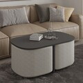 Set masute de cafea, Hanah Home, Twin, PAL, Antracit