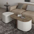 Set masute de cafea, Hanah Home, Twin, PAL, Nuc antic
