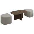 Set masute de cafea, Hanah Home, Twin, PAL, Nuc antic