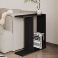 Masuta, Hanah Home, Lotus, 60x60x60 cm, PAL, Negru