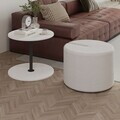 Set masute 2 piese, Hanah Home, Vexana, PAL, Alb