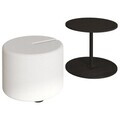 Set masute 2 piese, Hanah Home, Vexana, PAL, Negru