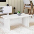 Masuta de cafea, Hanah Home, Ravello, 90x40x50 cm, PAL, Alb / Marmura