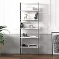 Corp biblioteca, Hanah Home, Hero, 61x180x25 cm, PAL, Antracit/Alb