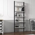 Corp biblioteca, Hanah Home, Hero, 61x180x25 cm, PAL, Antracit/Alb