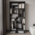 Corp biblioteca, Hanah Home, Nicola, 90x180x30 cm, PAL, Antracit