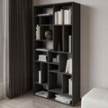 Corp biblioteca, Hanah Home, Nicola, 90x180x30 cm, PAL, Antracit