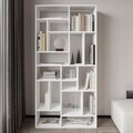 Corp biblioteca, Hanah Home, Nicola, 90x180x30 cm, PAL, Alb