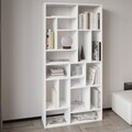 Corp biblioteca, Hanah Home, Nicola, 90x180x30 cm, PAL, Alb