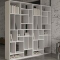 Corp biblioteca, Hanah Home, Nicola, 90x180x30 cm, PAL, Alb