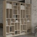 Corp biblioteca, Hanah Home, Nicola, 90x180x30 cm, PAL, Travertin