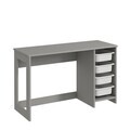 Birou, Hanah Home, Hero, 120x73x45 cm, PAL, Gri
