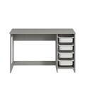 Birou, Hanah Home, Hero, 120x73x45 cm, PAL, Gri