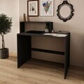 Birou, Hanah Home, Amber, 121.8x96x55 cm, PAL, Antracit