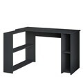 Birou, Hanah Home, Razy, 120x75x90 cm, PAL, Antracit