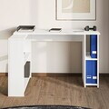 Birou, Hanah Home, Razy, 120x75x90 cm, PAL, Alb