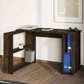 Birou, Hanah Home, Razy, 120x75x90 cm, PAL, Maro