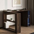 Birou, Hanah Home, Razy, 120x75x90 cm, PAL, Maro