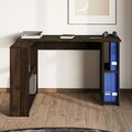 Birou, Hanah Home, Razy, 120x75x90 cm, PAL, Maro