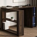 Birou, Hanah Home, Razy, 120x75x90 cm, PAL, Maro