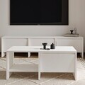 Set mobilier living, Hanah Home, Laris, PAL, Alb