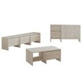 Set mobilier living, Hanah Home, Laris, PAL, Travertin