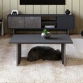 Set mobilier living, Hanah Home, Ravello, PAL, Marmură Gordion / Antracit