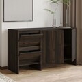 Consola, Hanah Home, Laris 130, 130x81.8x44 cm, PAL, Maro