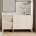 Consola, Hanah Home, Laris 130, 130x81.8x44 cm, PAL, Travertin