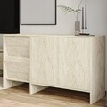 Consola, Hanah Home, Laris 130, 130x81.8x44 cm, PAL, Travertin