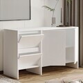 Consola, Hanah Home, Laris 130, 130x81.8x44 cm, PAL, Alb