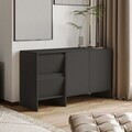 Consola, Hanah Home, Laris 130, 130x81.8x44 cm, PAL, Antracit