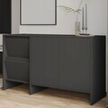 Consola, Hanah Home, Laris 130, 130x81.8x44 cm, PAL, Antracit