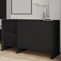 Consola, Hanah Home, Laris 130, 130x81.8x44 cm, PAL, Negru