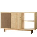 Consola, Hanah Home, Ravello, 140x80x35 cm, PAL, Stejar cald / Stejar safir