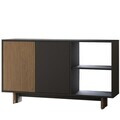 Consola, Hanah Home, Ravello, 140x80x35 cm, PAL, Stejar cald / Antracit