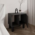 Noptiera, Hanah Home, River, 50x48.6x30 cm, PAL, Antracit