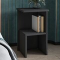 Noptiera, Hanah Home, Roisin, 29.6x50x29.6 cm, PAL, Antracit