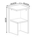 Noptiera, Hanah Home, Roisin, 29.6x50x29.6 cm, PAL, Travertin