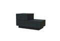 Noptiera, Hanah Home, Kayra, 70x35x38.3 cm, PAL, Antracit