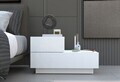 Noptiera, Hanah Home, Kayra, 70x35x38.3 cm, PAL, Alb