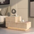 Noptiera, Hanah Home, Kayra, 70x35x38.3 cm, PAL, Maro