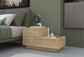 Noptiera, Hanah Home, Kayra, 70x35x38.3 cm, PAL, Maro