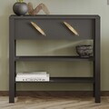 Dulap, Hanah Home, Henric, 90x85x30 cm, PAL, Antracit