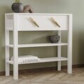 Dulap, Hanah Home, Henric, 90x85x30 cm, PAL, Alb