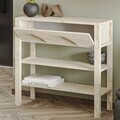 Dulap, Hanah Home, Henric, 90x85x30 cm, PAL, Travertin