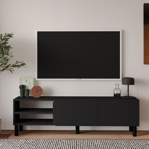 Comoda TV, Hanah Home, River, 150x48.2x31.4 cm, PAL, Antracit