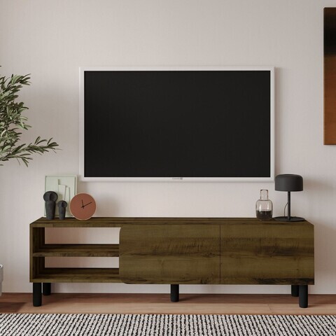 Comoda TV, Hanah Home, River, 150x48.2x31.4 cm, PAL, Nuc antic