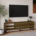 Comoda TV, Hanah Home, River, 150x48.2x31.4 cm, PAL, Nuc antic
