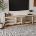 Comoda TV, Hanah Home, River, 150x48.2x31.4 cm, PAL, Travertin